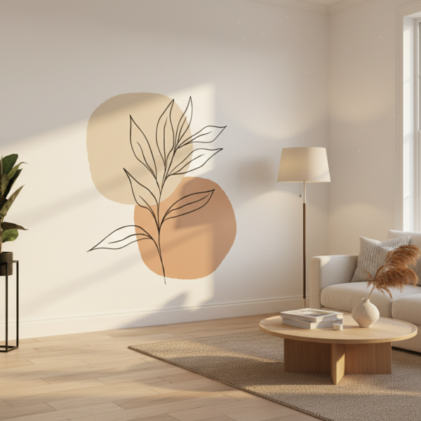 Adesivo de Parede Floral Contemporneo mod7 Boho