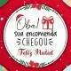 Etiqueta Adesiva para Natal Oba!Sua Encomenda Chegou, Feliz Natal