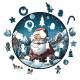Quebra Cabe�a Papai Noel Estilo Baby