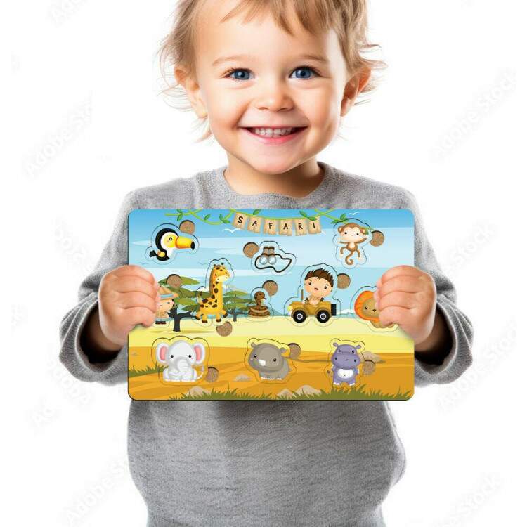 Brinquedo Educativo Infantil Safari