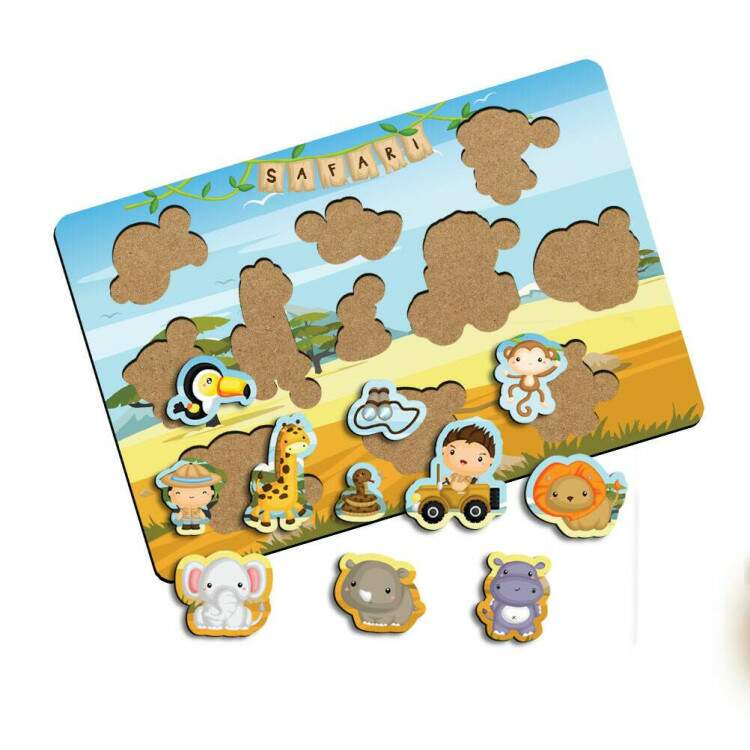 Brinquedo Educativo Infantil Safari