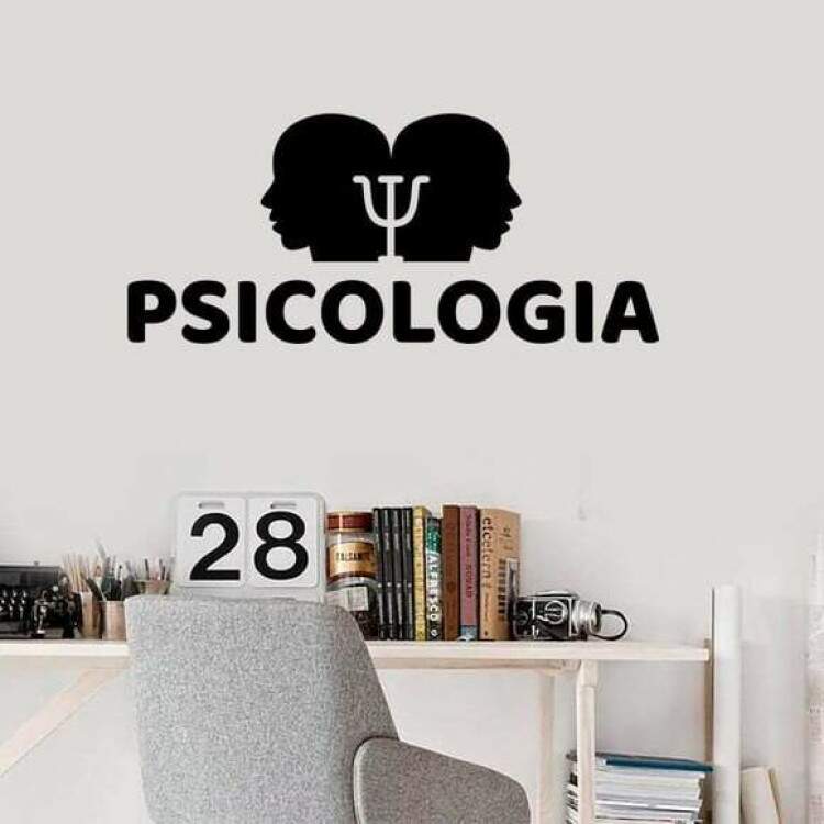 Adesivo de Parede de Psicologia