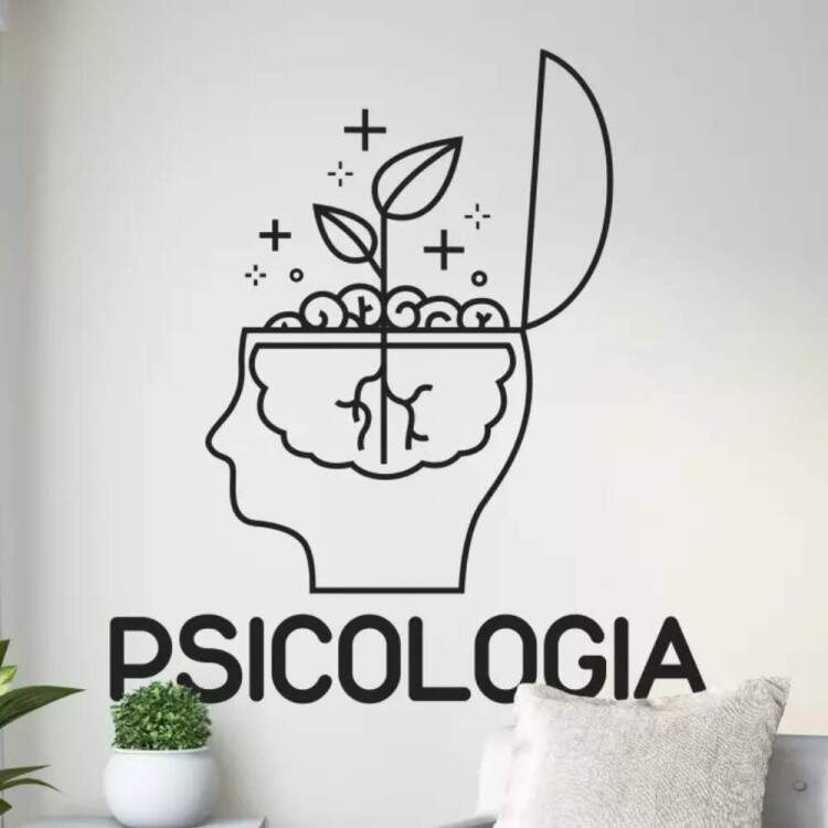 Adesivo de Parede de Psicologia Plantio