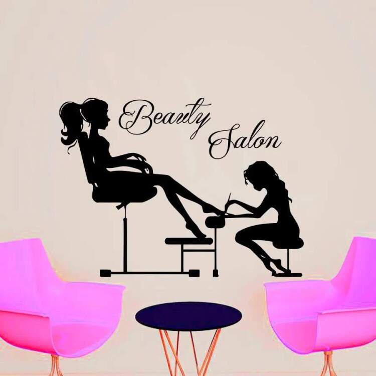 Adesivo de Parede Esttica Beauty Salon