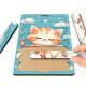 Quebra Cabe�a Monte o Desenho Gatinho Fofo com Fundo C�u Azul