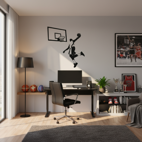 Adesivo decorativo de Esporte Basquetebol mod. 2
