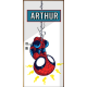 Adesivo para Porta Homem Aranha Baby com Nome