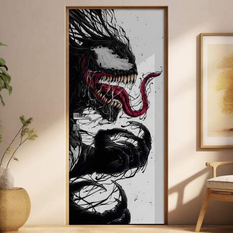 Adesivo para Porta Venom Fundo Branco