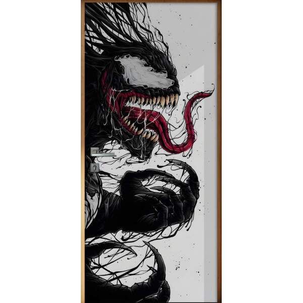 Adesivo para Porta Venom Fundo Branco