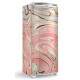 Envelopamento de Geladeira Inteira Estilo M�rmore Rosa e Branco