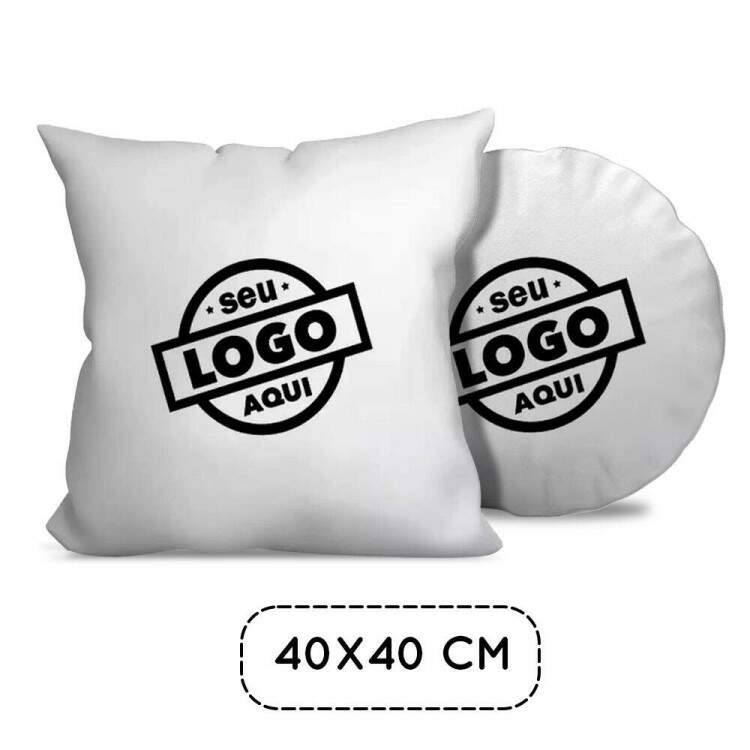 Almofada Personalizada com Sua Logo 40x40cm