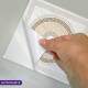 Adesivos de Azulejos Ladrilhos Cartela M�rmore com Detalhe Bege