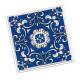Adesivos de Azulejos Ladrilhos Cartela Azul Marinho Retr�