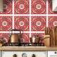 Adesivos de Azulejos Ladrilhos Cartela Vermelho