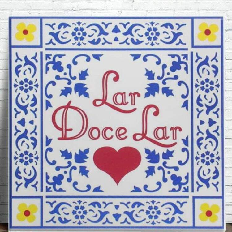 Adesivos de Azulejos Ladrilhos Lar Doce Lar