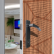 Adesivo Para Porta Madeira Estilo Geom�trico