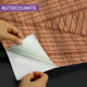 Adesivo Para Porta Madeira Estilo Geom�trico
