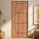 Adesivo Para Porta Madeira com Detalhes de Tra�os