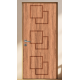 Adesivo Para Porta Madeira com Detalhes Formas Quadradas