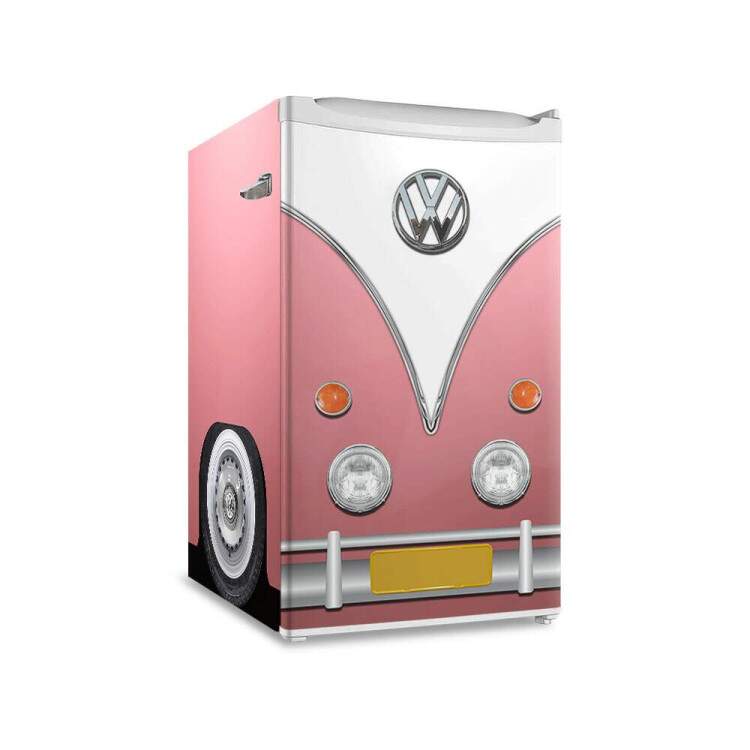 Envelopamento de Frigobar Inteiro Kombi Rosa