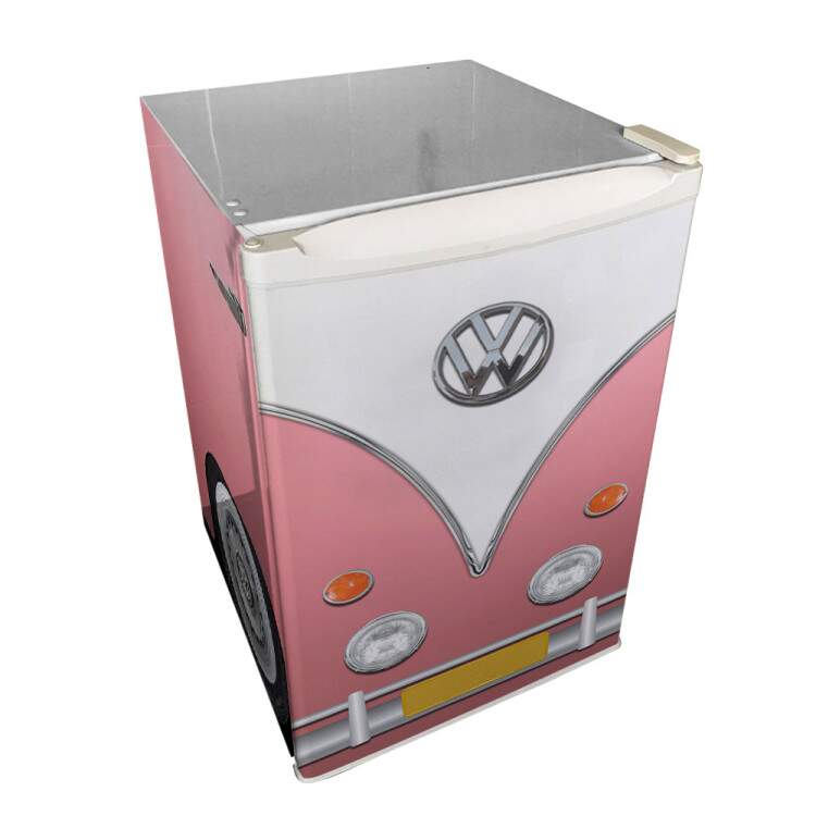 Envelopamento de Frigobar Inteiro Kombi Rosa