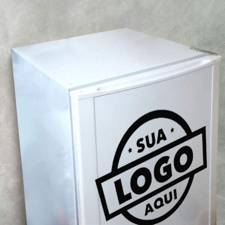 Adesivo de Geladeira Personalizado com Sua Logo