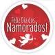 Etiquetas Adesivas para Dia dos Namorados Feliz Dia!