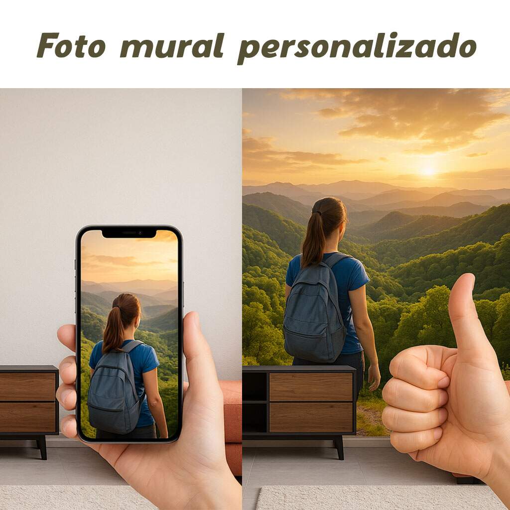 Papel de Parede Personalizado com Sua(s) Foto(s) MP