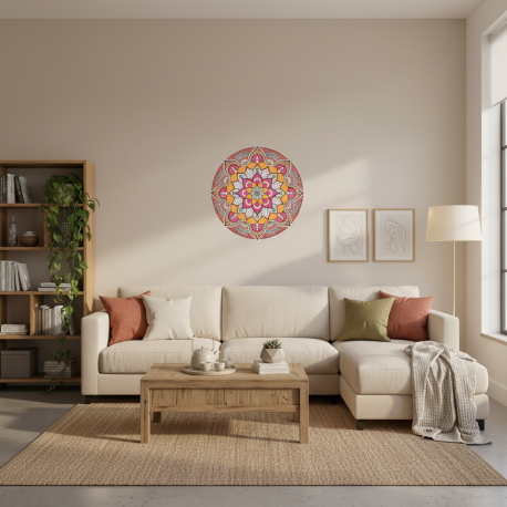 Adesivo de Parede Mandala