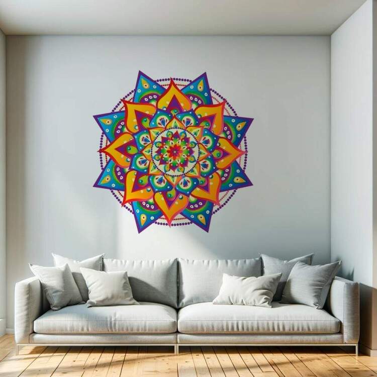 Adesivo de Parede Mandala