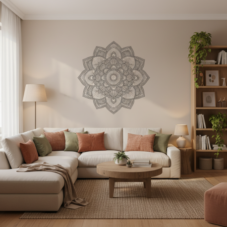 Adesivo de Parede Mandala