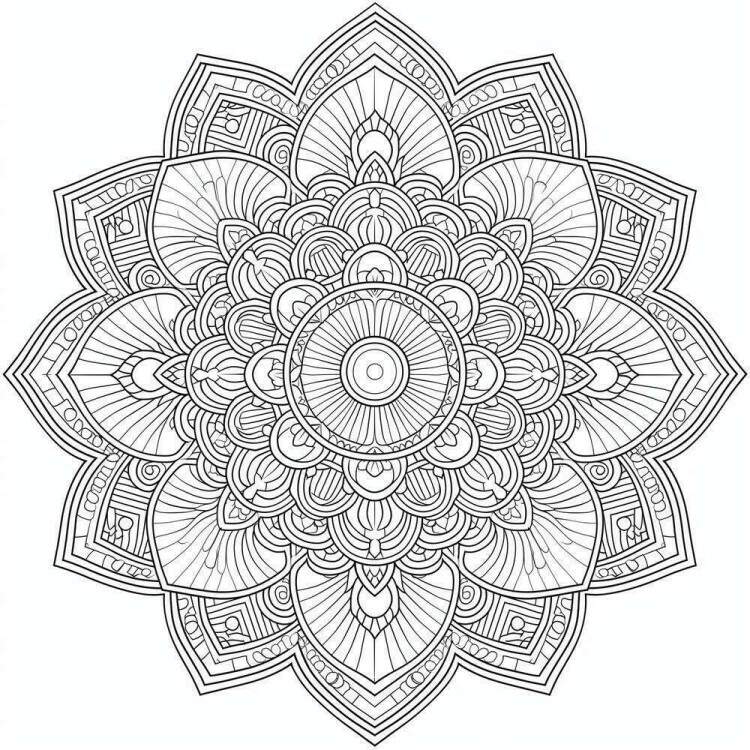 Adesivo de Parede Mandala