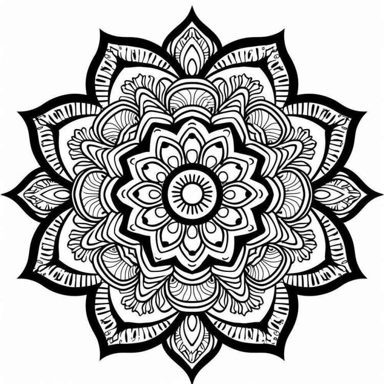 Adesivo de Parede Mandala
