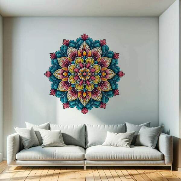 Adesivo de Parede Mandala