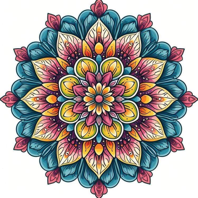 Adesivo de Parede Mandala