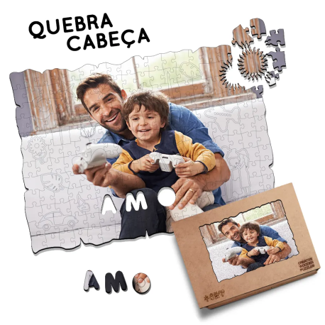 Quebra Cabea Personalizado com sua Foto