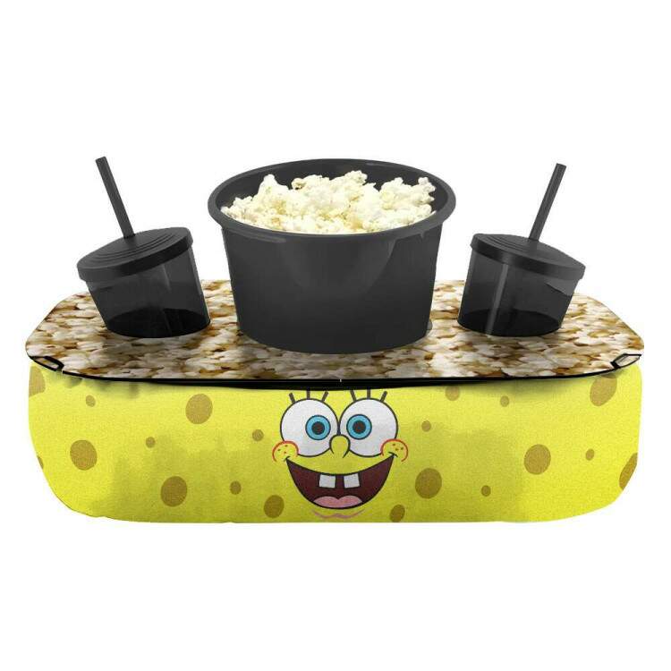 Kit Almofada Porta Pipoca Bob Esponja