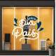 Adesivo Decorativo para Vitrine Dia dos Pais com Cora�es