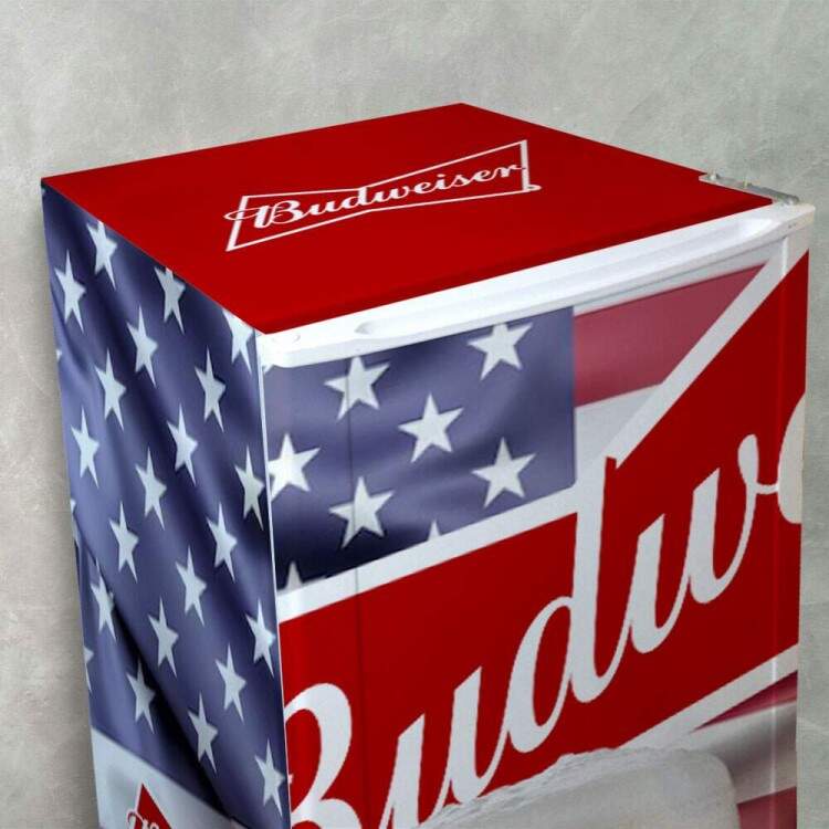 Envelopamento de Geladeira Cerveja Com Bandeira USA
