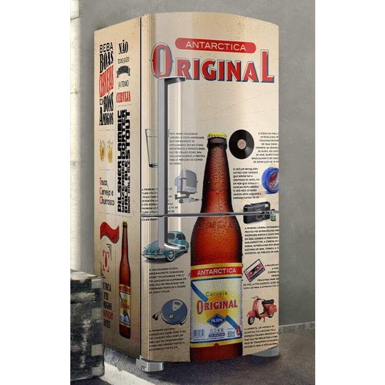 Envelopamento de Geladeira Beba Boas Cervejas