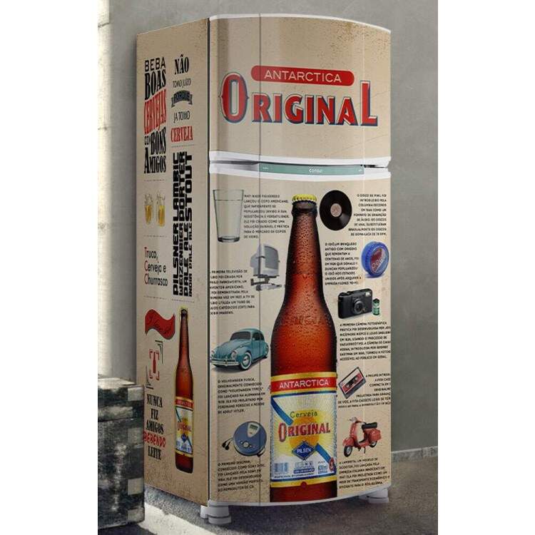 Envelopamento de Geladeira Beba Boas Cervejas