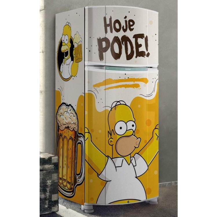 Envelopamento de Geladeira Cerveja Hoje Pode!