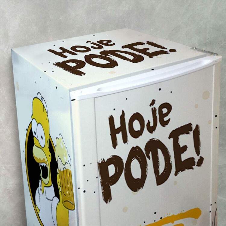 Envelopamento de Geladeira Cerveja Hoje Pode!