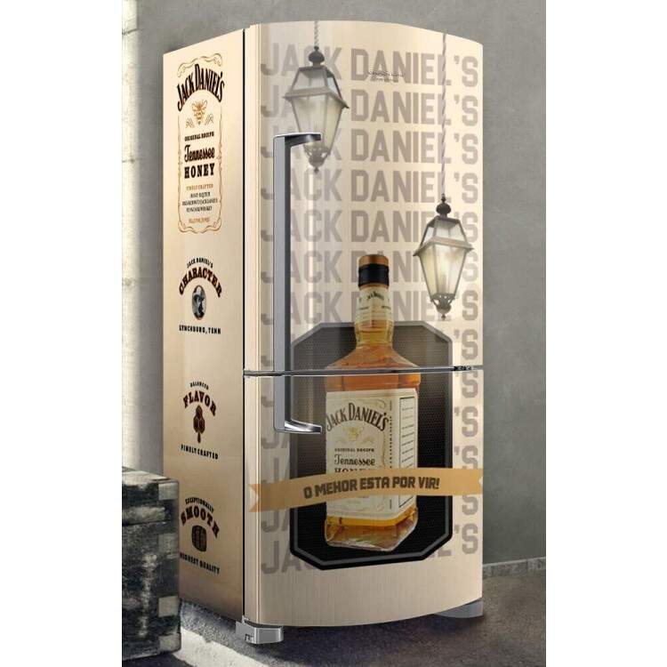 Envelopamento de Geladeira Whisky de Mel