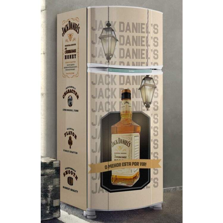 Envelopamento de Geladeira Whisky de Mel