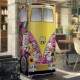 Envelopamento de Geladeira Kombi com Detalhes Florais