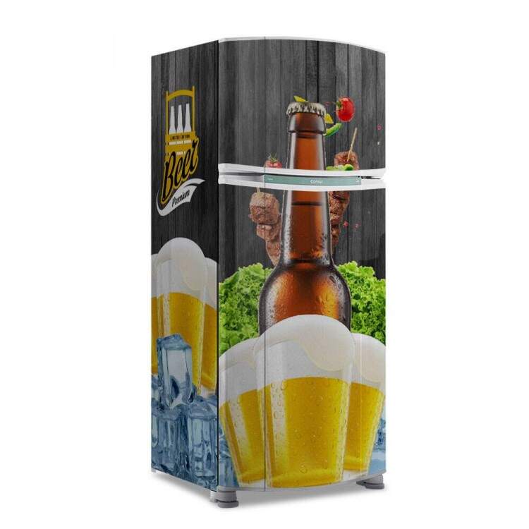 Envelopamento de Geladeira Cerveja no Gelo