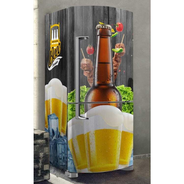Envelopamento de Geladeira Cerveja no Gelo