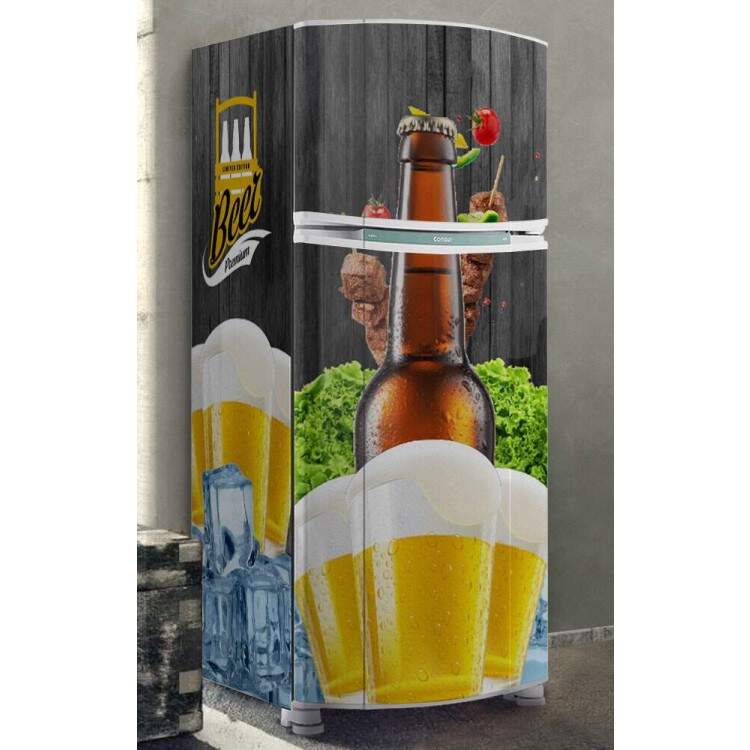 Envelopamento de Geladeira Cerveja no Gelo