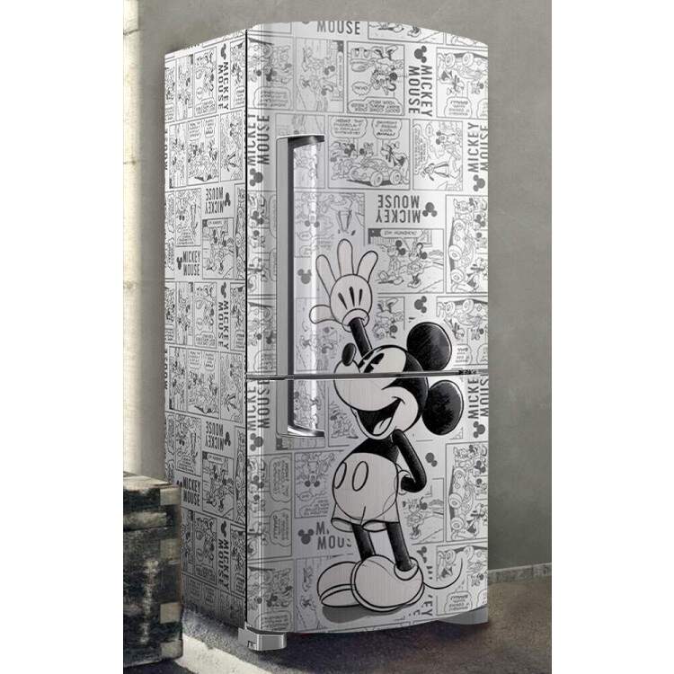 Envelopamento de Geladeira Quadrinhos do Mickey